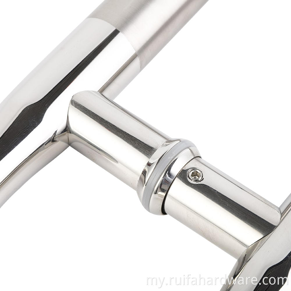 Glass တံခါးအတွက် H လက်ကိုလက်ကိုင် (1) H Handle For Glass Door (1)